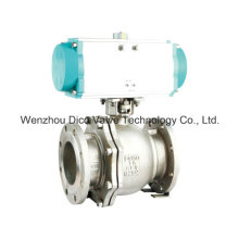 Pneumatic Ball Valve with Flange Ends